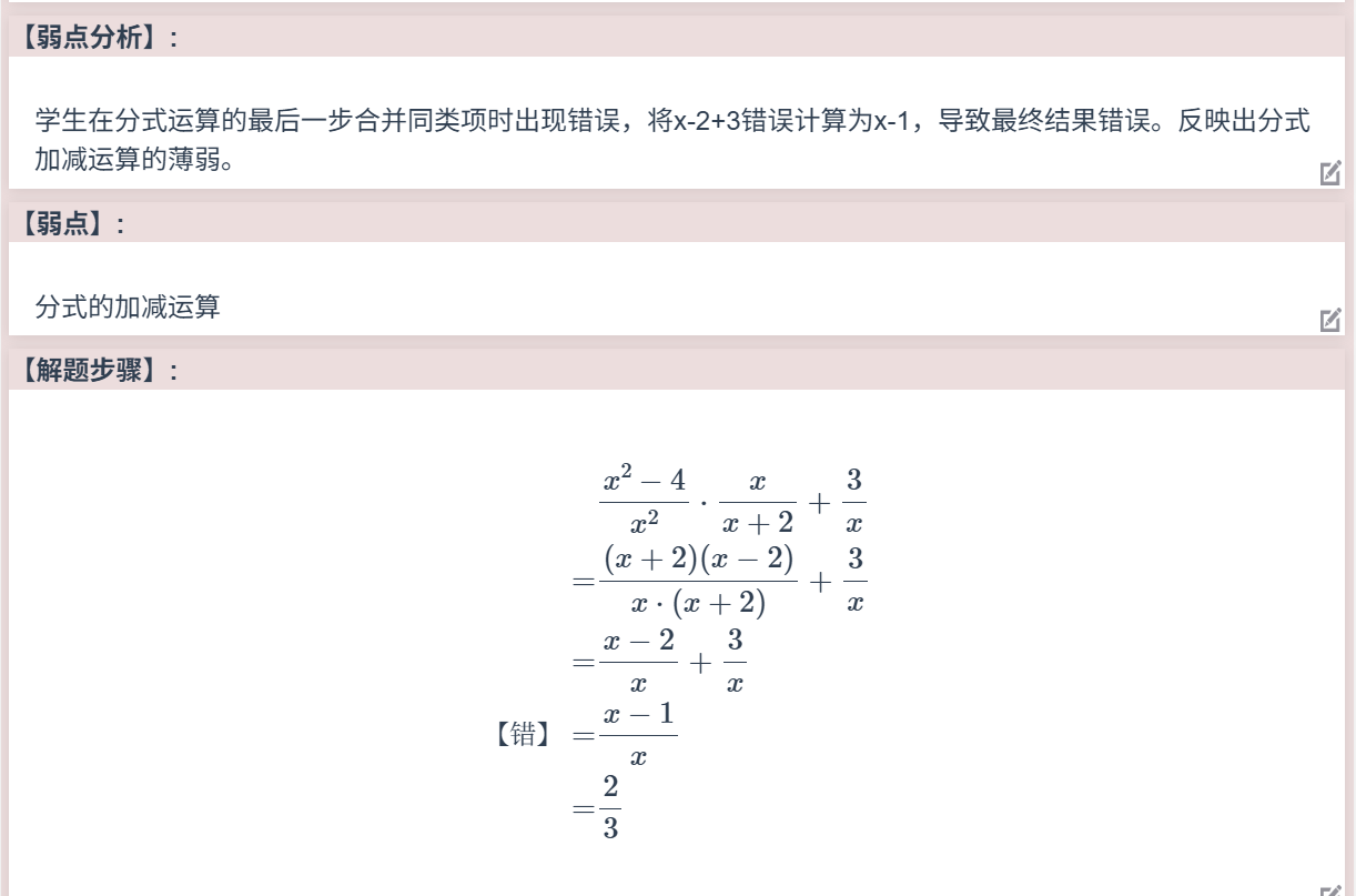 作业批改演示图